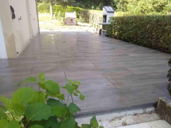 Terrasse en dalle Montilliers