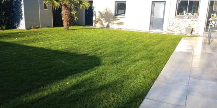 Aménagement cour extérieure Montilliers