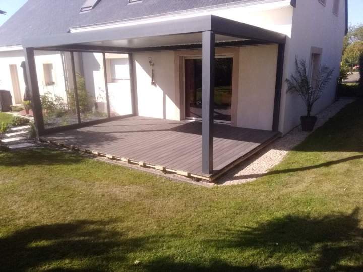 Terrasse en bois Montilliers