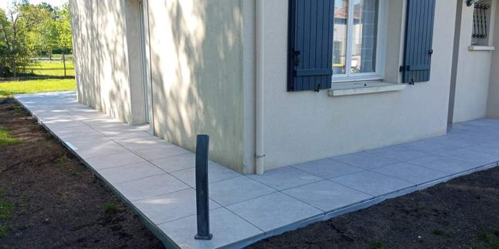 Rénovation dallage extérieur Montilliers