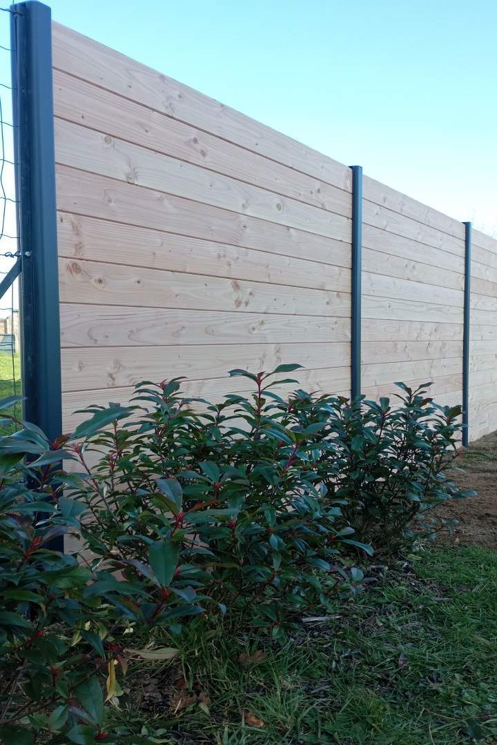 Clôture en bois Montilliers